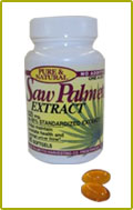 Saw Palmetto 320 mg softgels (85-95% standardized extract) bottle of 30